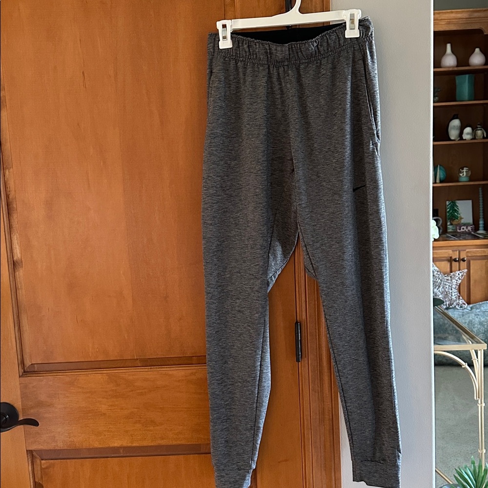 Nike Men’s Dri-FIT Standard Fit Gray Jogger Pants